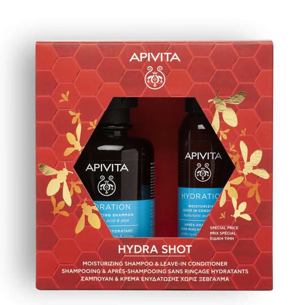 Apivita set za kosu sampon hidratacija +regenerator bez ispiranja 